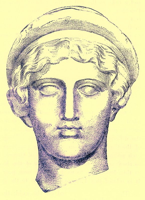 Ebe, illustrazione da History of Greece di Victor Duruy, pubblicato nel 1890 da American School