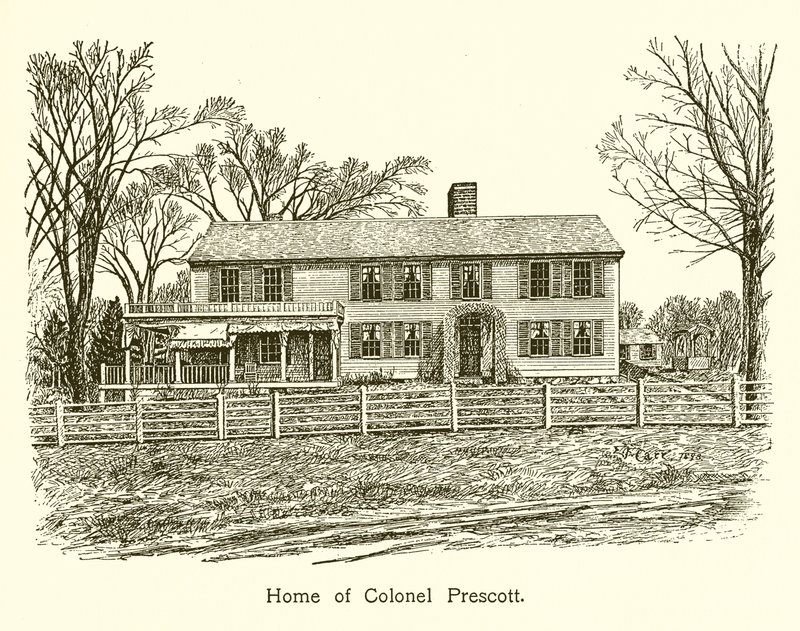 Casa del Colonnello Prescott, Bunker Hill da American School