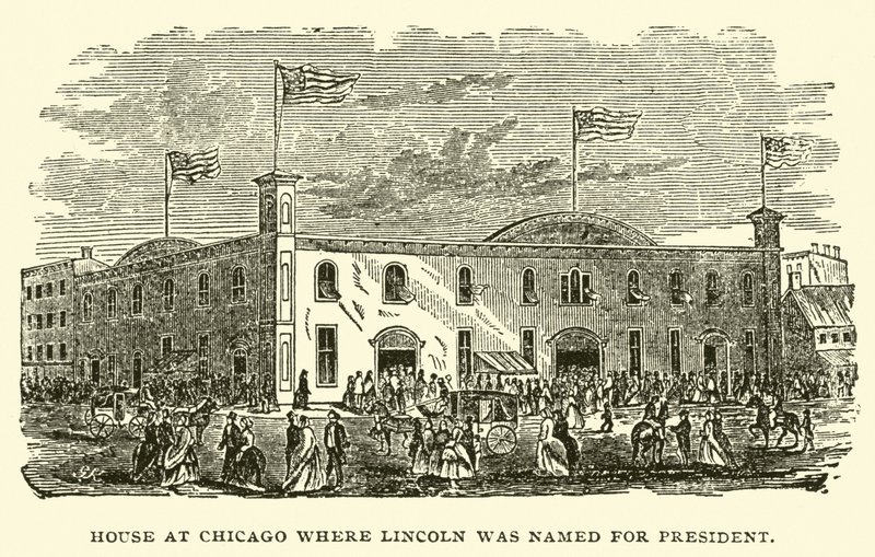 Casa a Chicago dove Lincoln fu nominato Presidente da American School