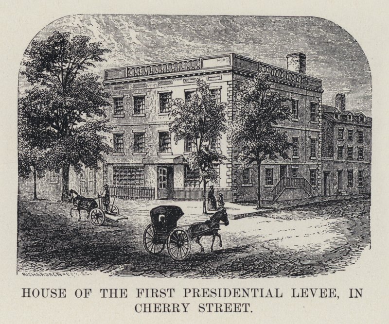 Casa del primo ricevimento presidenziale, in Cherry Street da American School