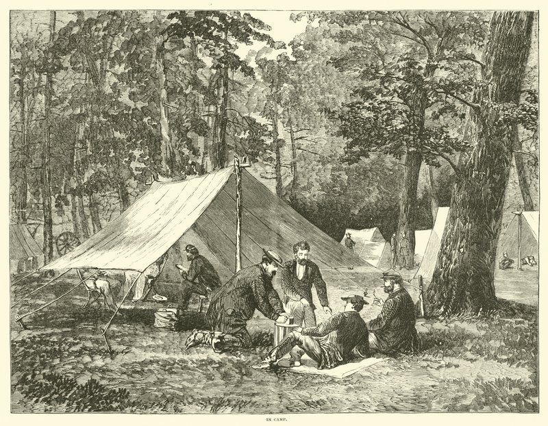In campo, luglio 1863 da American School