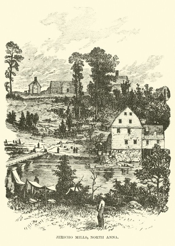 Jericho Mills, North Anna, maggio 1864 da American School