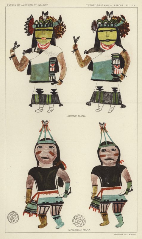 Lakone Mana, Mamzrau Mana (litografia a colori) da American School