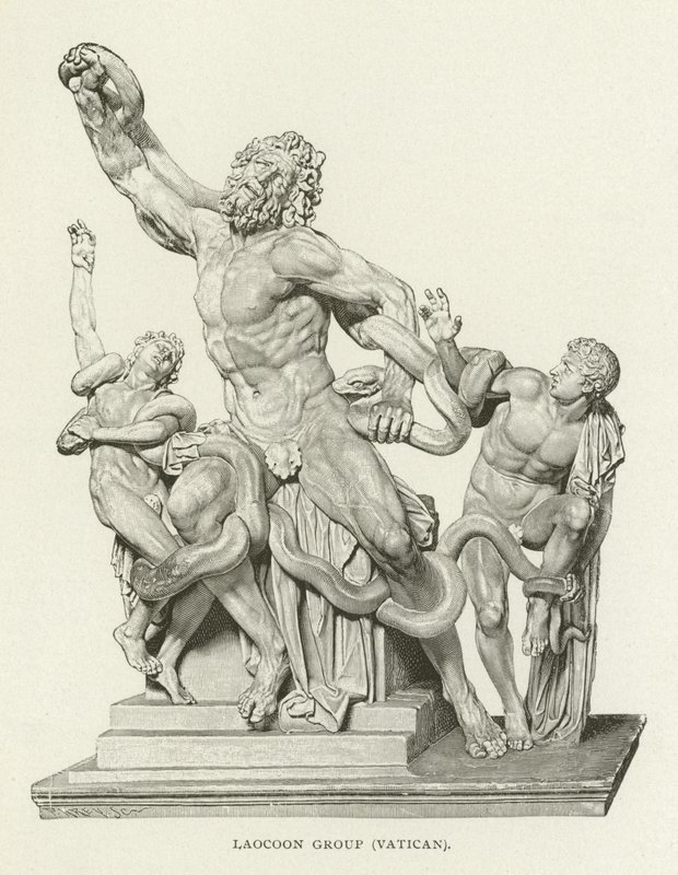 Gruppo del Laocoonte, Vaticano da American School