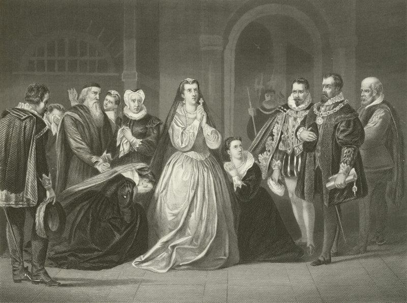 Ultimi momenti di Maria, regina di Scozia, 1587 da American School