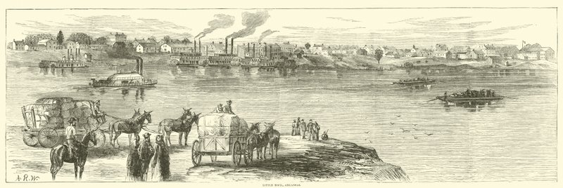 Little Rock, Arkansas, agosto 1863 da American School