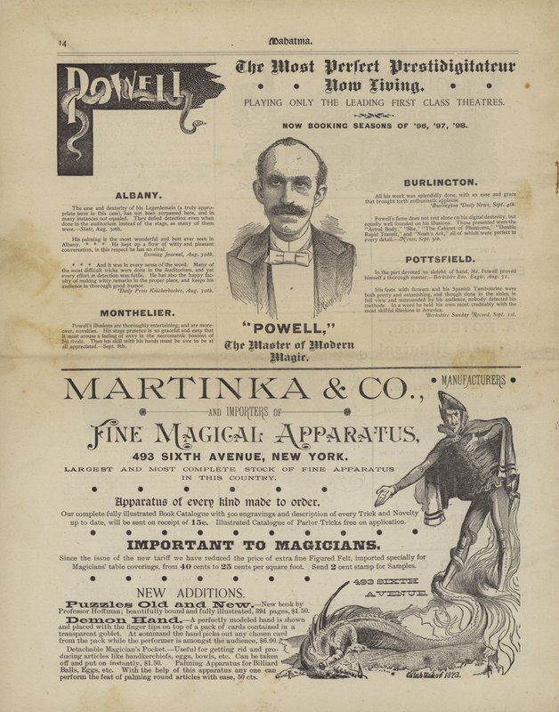 Pubblicità magiche (litografia) da American School