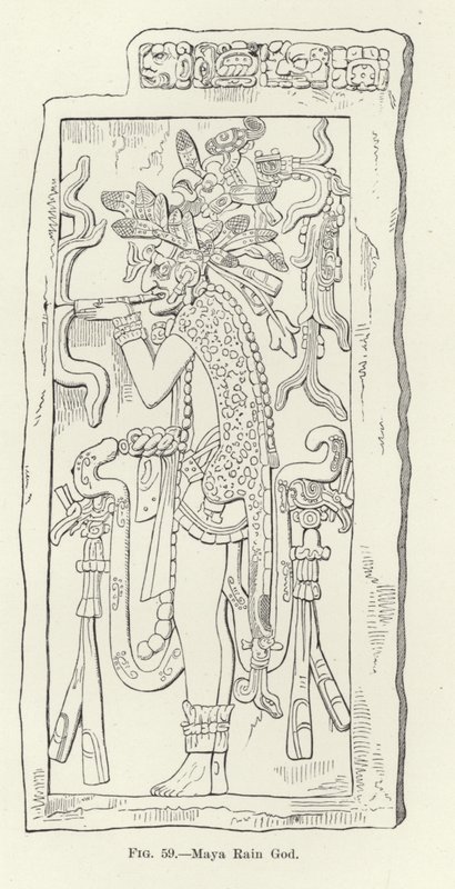 Dio della pioggia Maya da American School