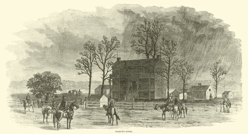 Casa di McLean, aprile 1865 da American School