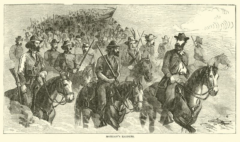 I razziatori di Morgan, luglio 1863 da American School