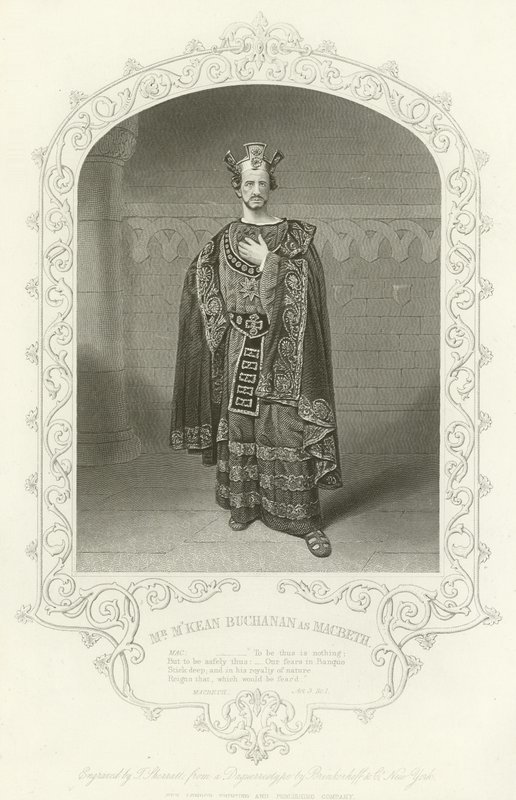 Mr MKean Buchanan come Macbeth, Atto III, scena i da American School