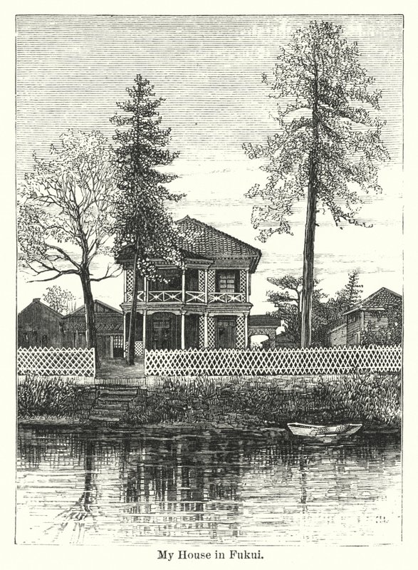 La mia casa a Fukui (incisione) da American School