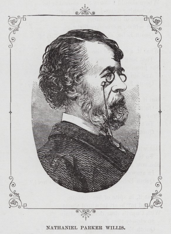 Nathaniel Parker Willis (incisione) da American School