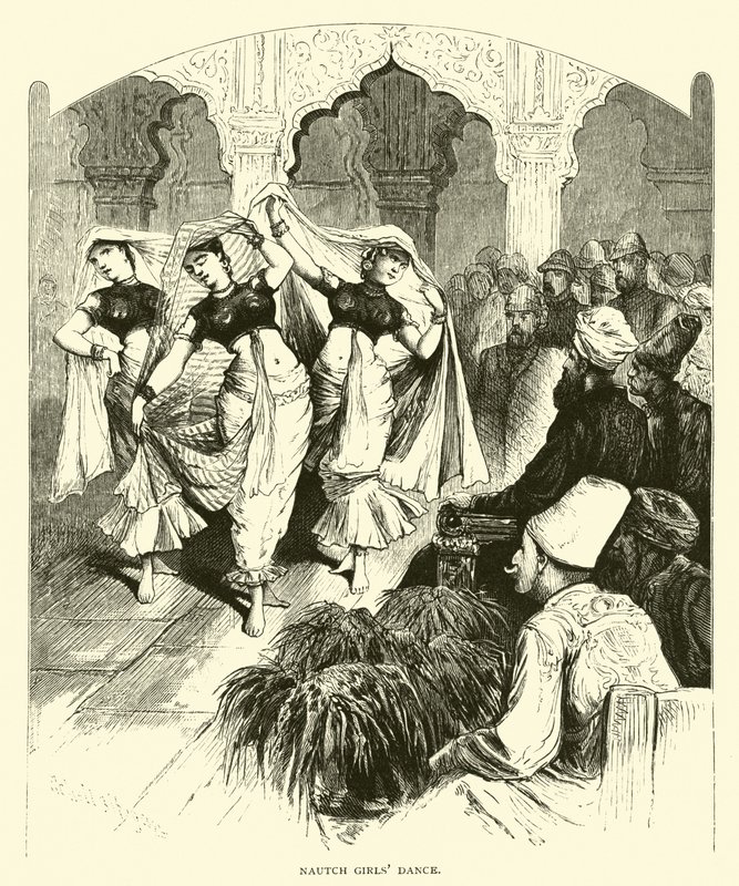 Danza delle ragazze Nautch da American School