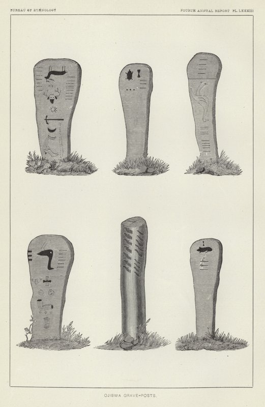 Pali funerari Ojibwa da American School