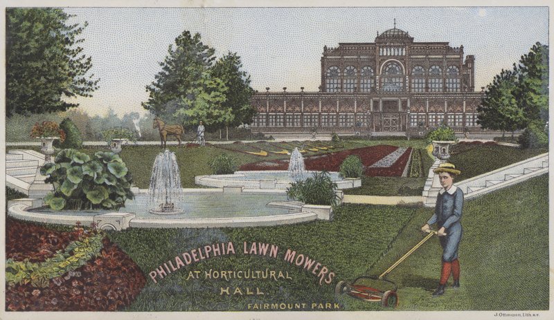 Tosaerba di Philadelphia alla Horticultural Hall da American School