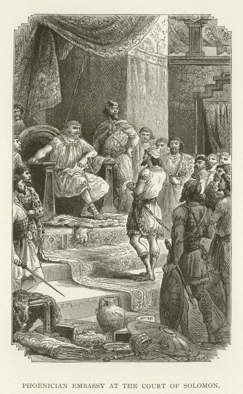 Ambasciata fenicia alla corte di Salomone da American School