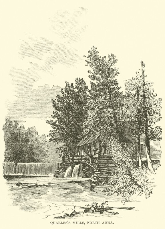 Quarless Mills, North Anna, maggio 1864 da American School