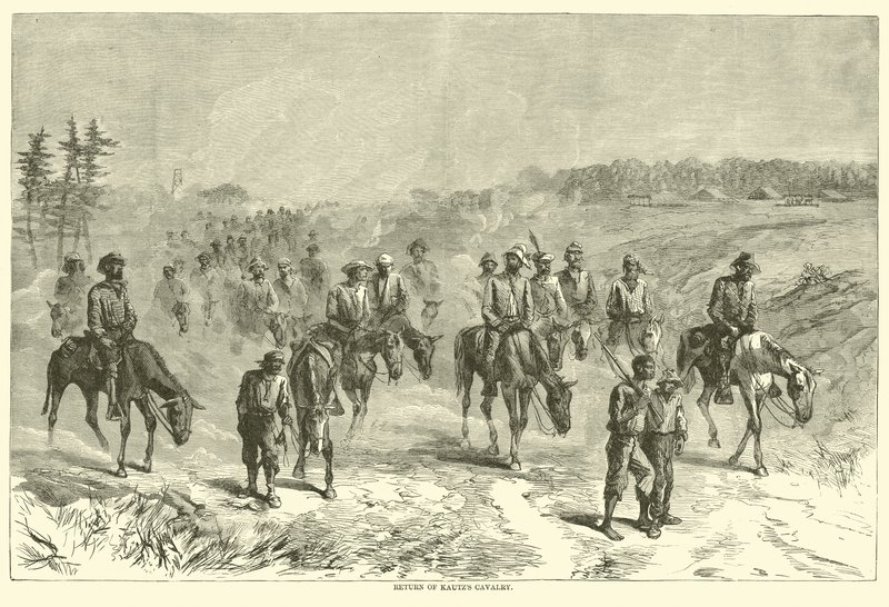 Ritorno della cavalleria di Kautz, giugno 1864 da American School