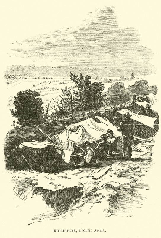 Trincee, North Anna, maggio 1864 da American School