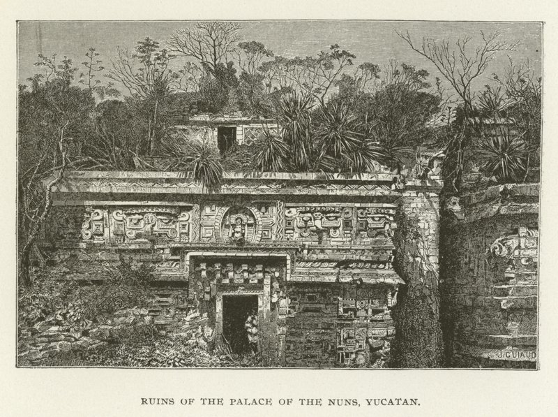 Rovine del Palazzo delle Monache, Yucatan da American School
