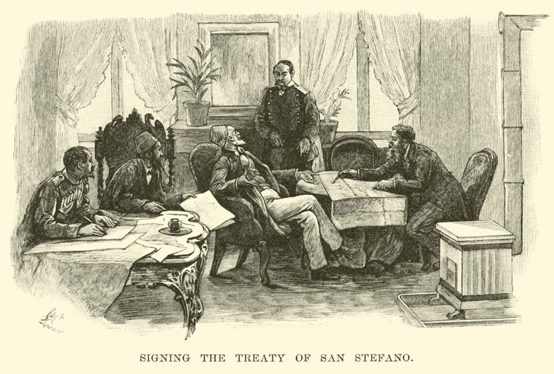 Firma del Trattato di San Stefano da American School