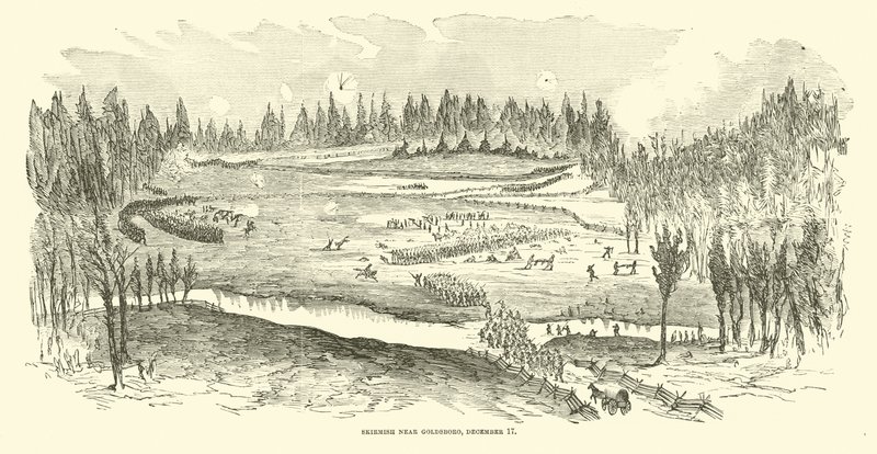 Scaramuccia vicino a Goldsboro, 17 dicembre, dicembre 1862 da American School