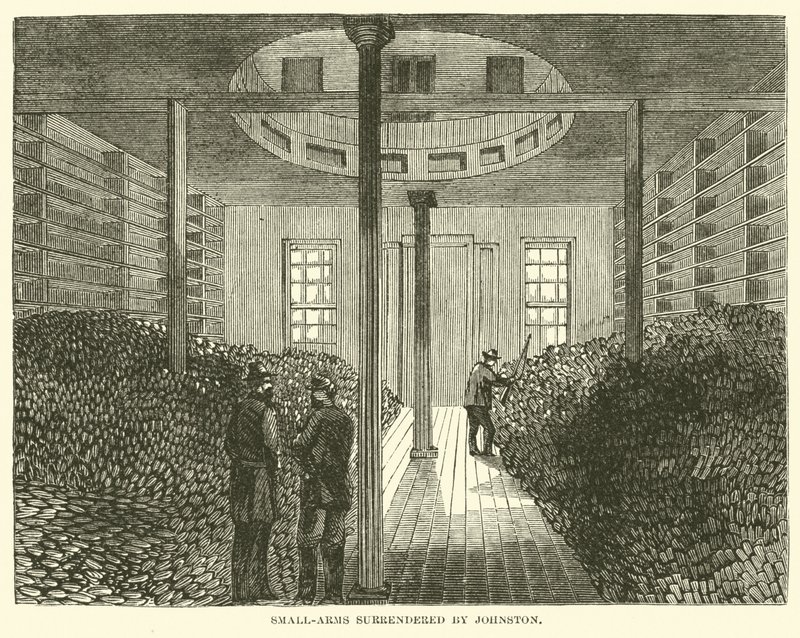 Armi leggere consegnate da Johnston, aprile 1865 da American School