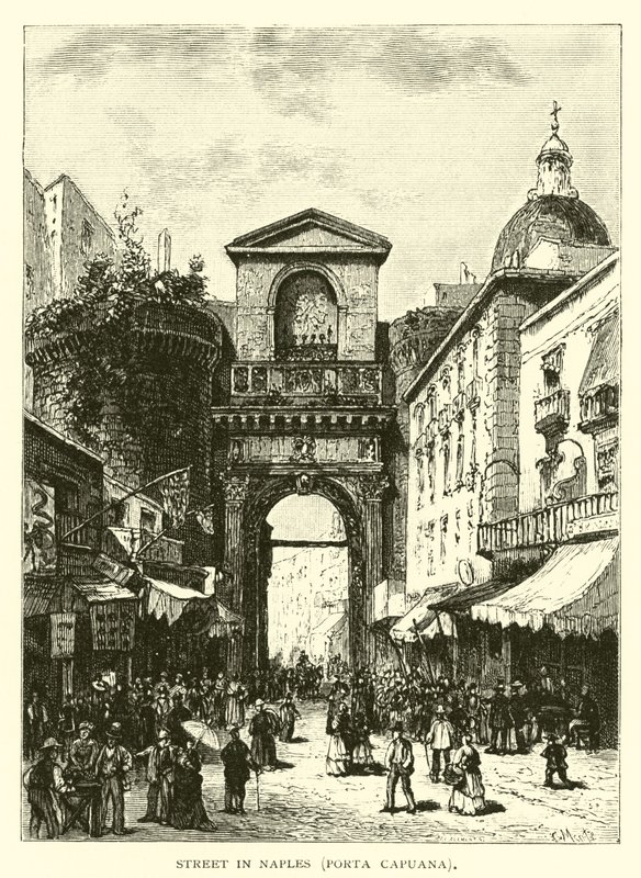 Strada a Napoli, Porta Capuana da American School