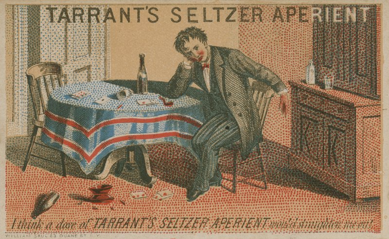 Tarrants Seltzer Aperient, carta commerciale da American School