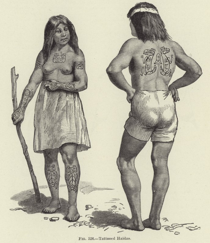 Haida tatuati da American School