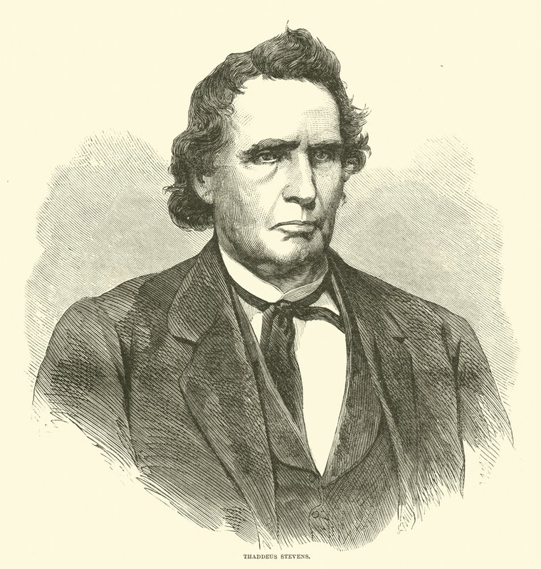 Thaddeus Stevens, gennaio 1866 da American School