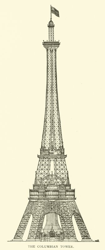 La Torre Colombiana (incisione) da American School