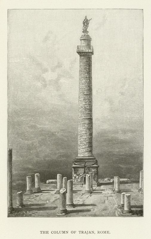 La Colonna di Traiano, Roma da American School