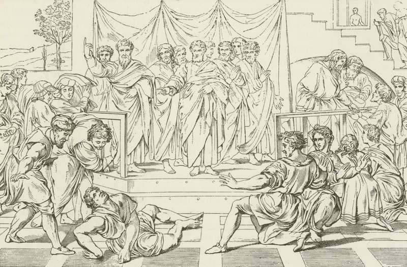 La morte di Anania da American School