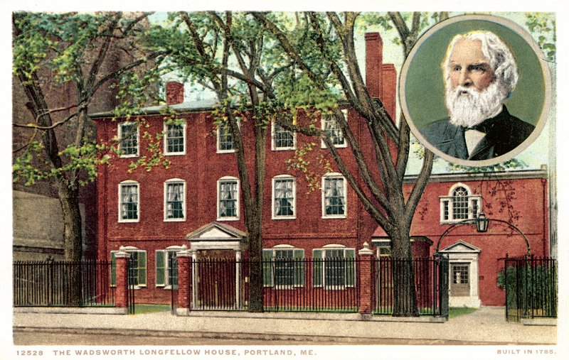 La casa di Wadworth Longfellow, Portland, Maine da American School