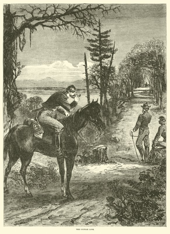 La linea del corriere, aprile 1863 da American School