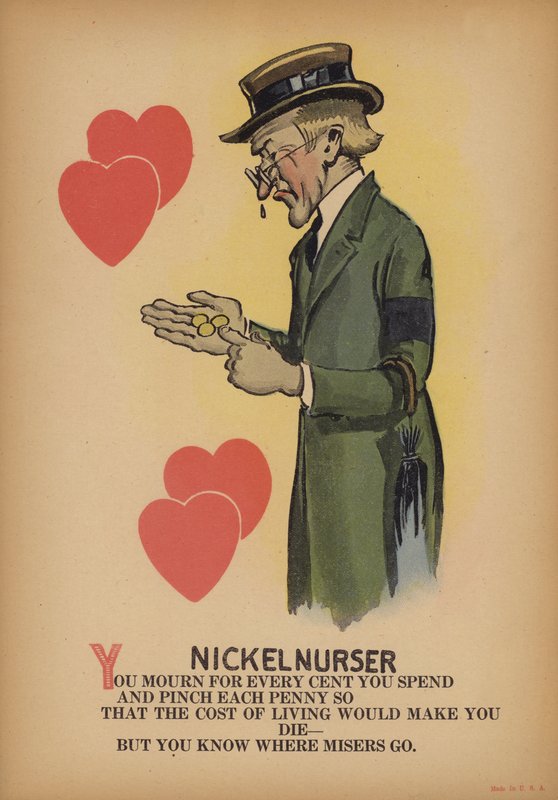 Il nichelista (litografia a colori) da American School