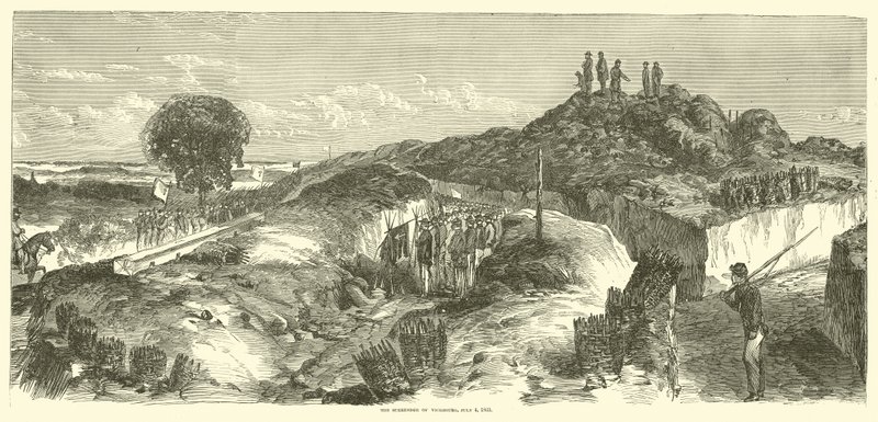 La resa di Vicksburg, 4 luglio 1863, luglio 1863 da American School