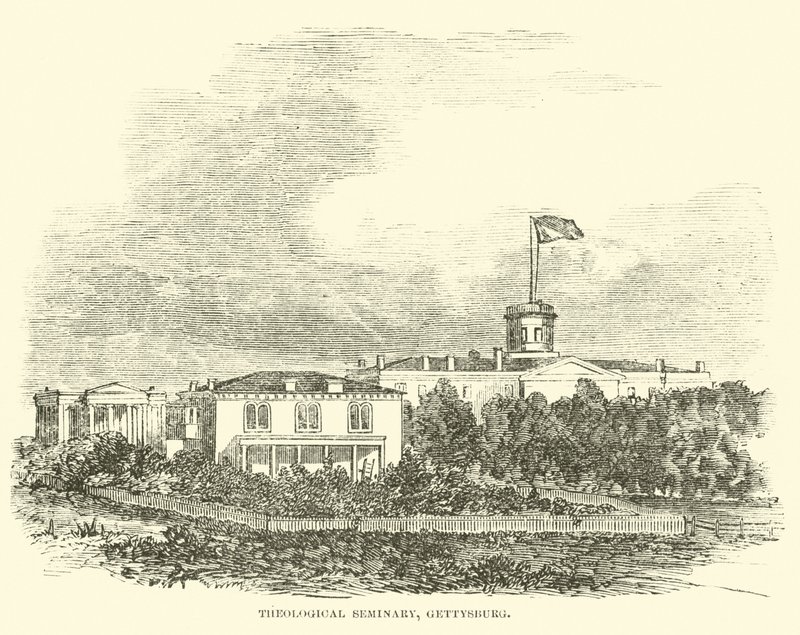 Seminario teologico, Gettysburg, luglio 1863 da American School