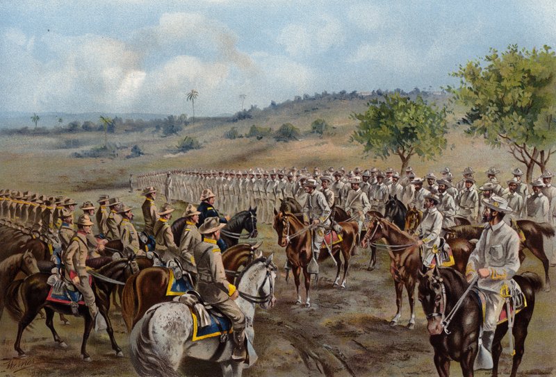 Esercito degli Stati Uniti, resa del Generale Toral di Santiago al Generale Shafter da American School