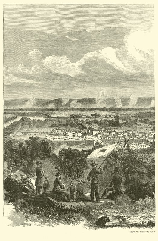 Veduta di Chattanooga e dell