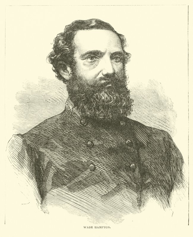Wade Hampton, febbraio 1865 da American School