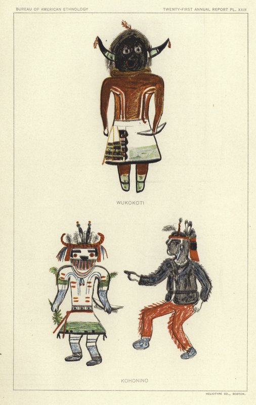 Wukokoti, Kohonino (litografia a colori) da American School