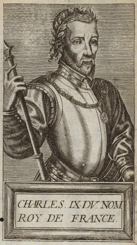 Re Carlo IX di Francia da Andre Thevet