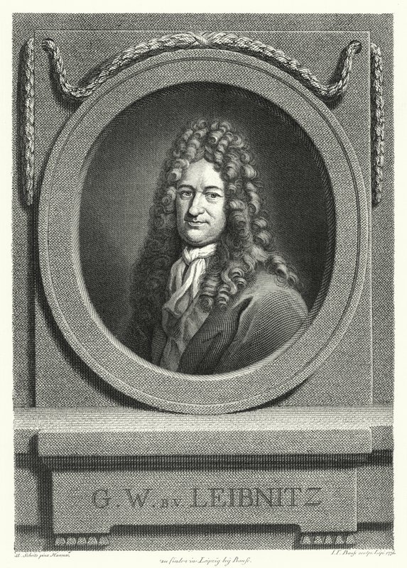 Gottfried Wilhelm Leibniz, filosofo, matematico e polimata tedesco da Andreas Scheits