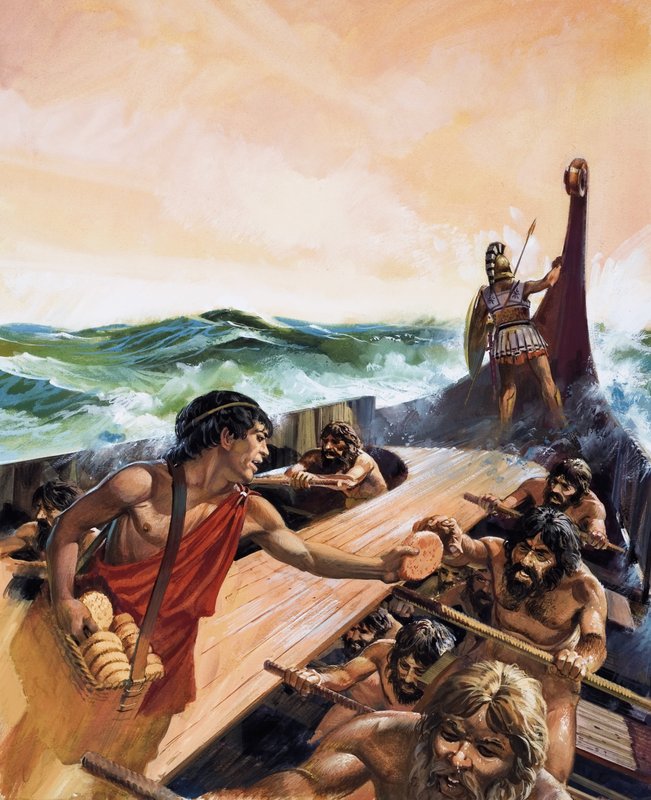 Trireme ateniese da Andrew Howat
