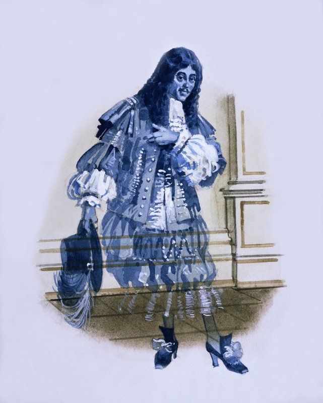 Fantasma, che alcuni ritengono essere George Villiers, 2° Duca di Buckingham da Andrew Howat