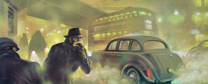 Smog di Londra da Andrew Howat