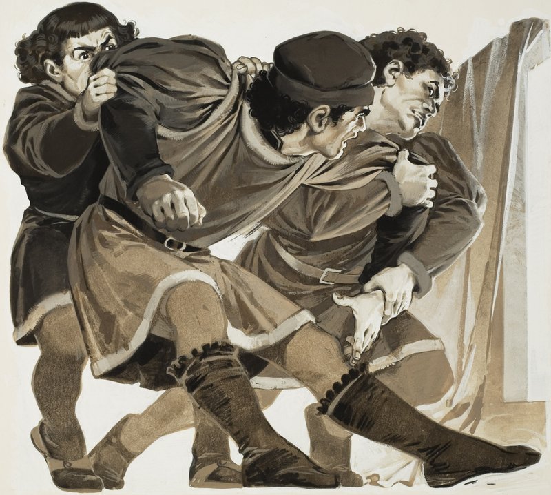 Baldaccio (1400-41) (gouache su carta) da Angus McBride